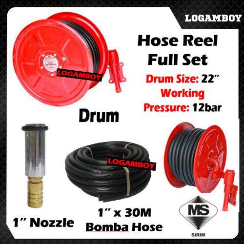 Fire Fighting Hose Reel Drum Hose Nozzle Set Hydrant Bomba Hose Pipe