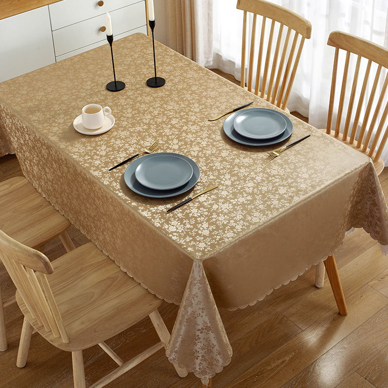 Waterproof Oil-proof Table Cloth Rectangle Table Cover Home Kitchen Wedding Tablecloth pvc Table Cloth For Kitchen Decoration