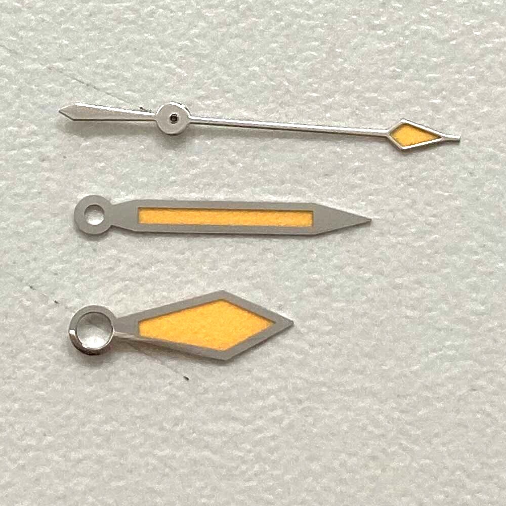 Watch Accessories NH35 pointer orange hand green luminous Auitable for NH35, NH36 movement