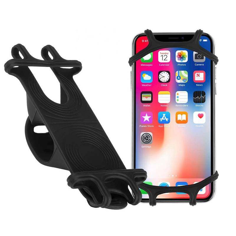 Universal Bike Motorcycle Mobile Phone Stand Holder Silicone Nonslip