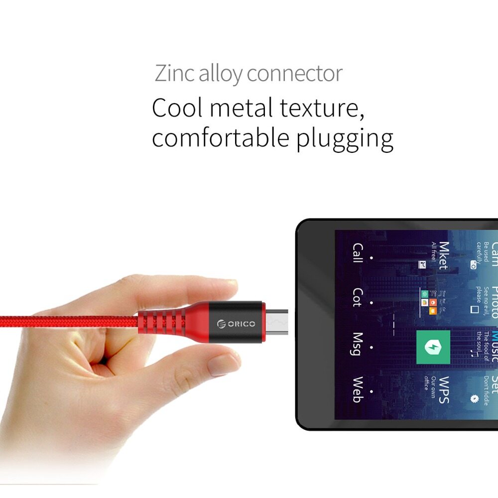 Cáp Sạc ORICO Micro USB, Cáp Chịu Lực Cao Dành Cho Điện Thoại Samsung Android (MTK-10)