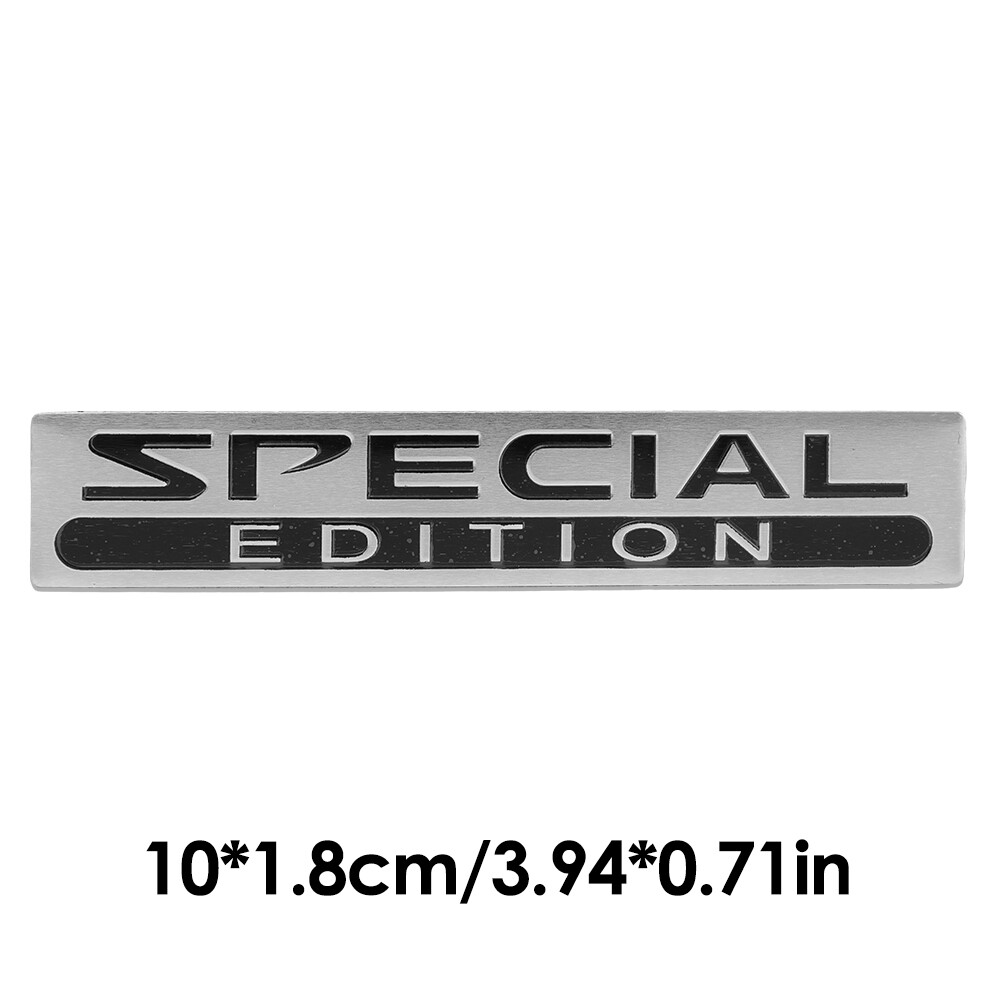 3d metal limited edition special edition logo car fender badge universal car body sticker rear tail bumper badge