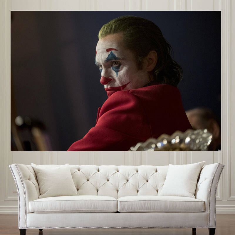 Wehome Superhero Tapestry Wall Hanging Polyester Tapiserya Harley Quinn and Joker Background Cloth Hanging Cloth Decoration Wall Decor(50*40cm)