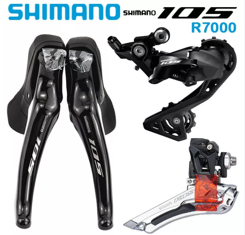 Shimano 105 R7000 Groupset 2x11 Speed Road Bike Shifter Front Rear