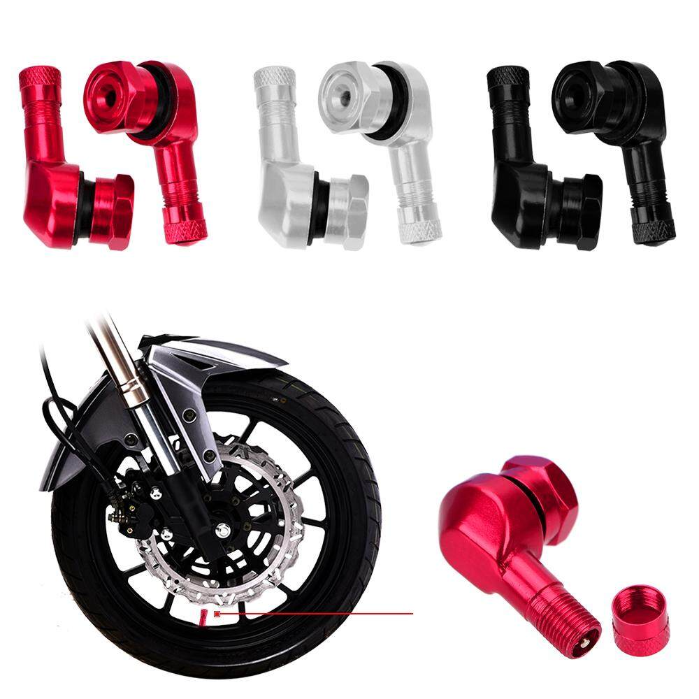 Pair of 8 Ball Coloured Valve Caps Metallic Aluminium Metal Bike Car Wheel Tyres
