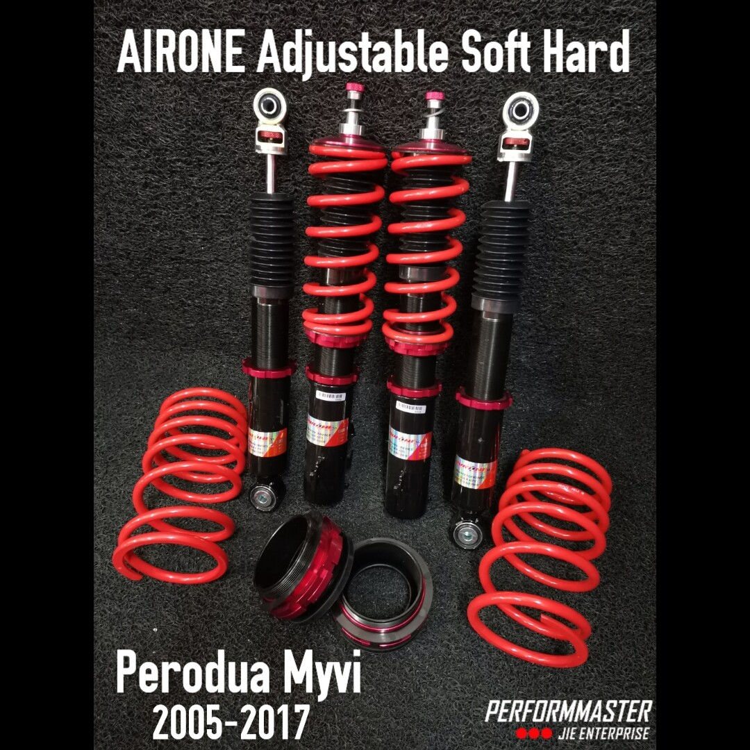 Airone Hi Low Soft Hard Body Shift Adjustable Absorber Perodua Myvi 2005 2017 Lazada