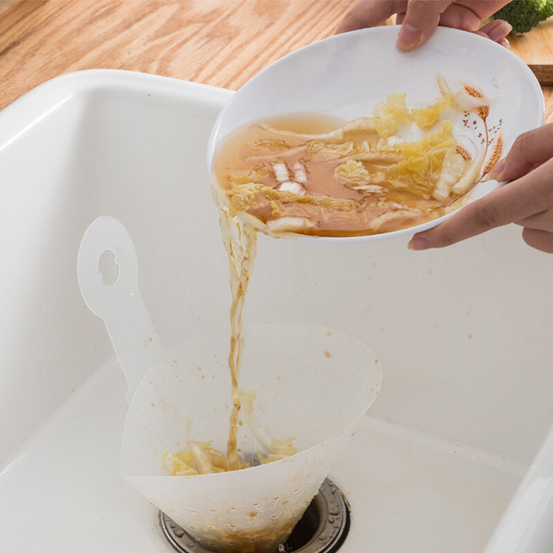 Thiết Bị Tách Rác Nhà Bếp Treo Thoát Nước Bồn Rửa Nhà Bếp Tự Đứng Bộ Lọc Nước Ép Súp Thức Ăn Thừa Đơn Giản Có Thể Gập Lại