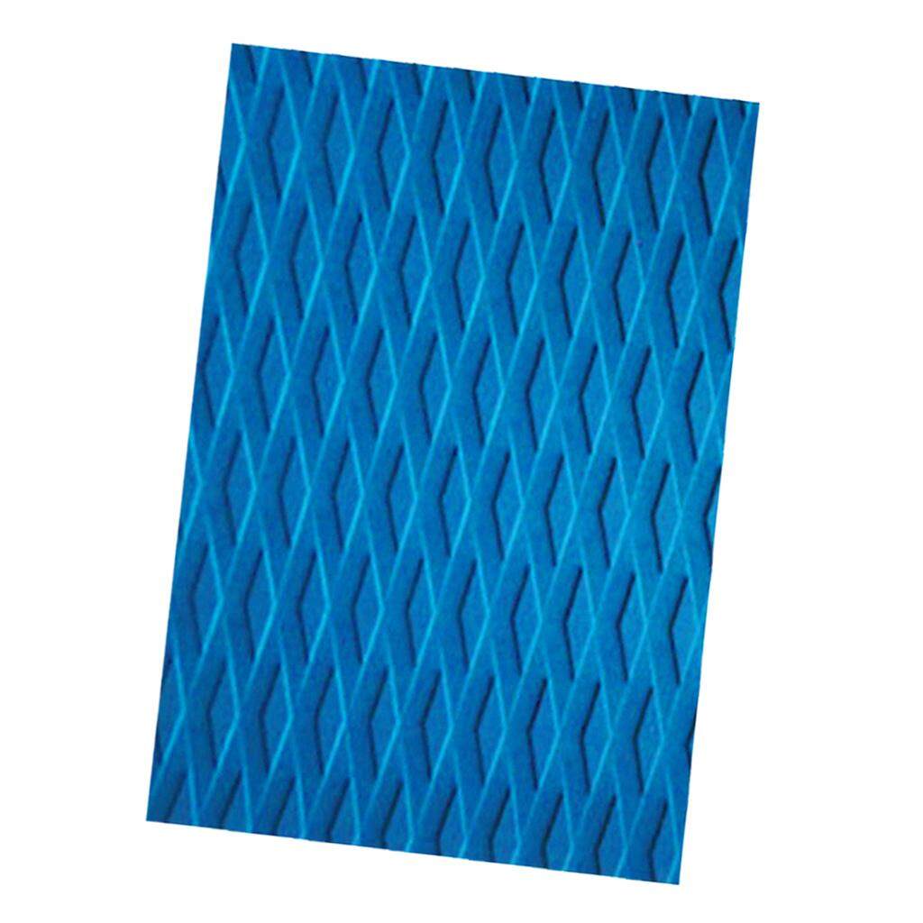 Surfboard Mat EVA Anti-Slip Surfing Deck Grip Pad with Adhesive Tape for Kiteboard Skimboard Paddleboard