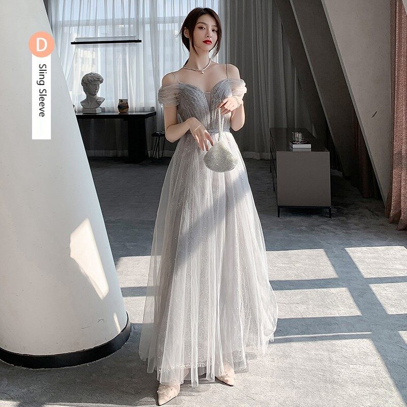 Gray on sale ball gown