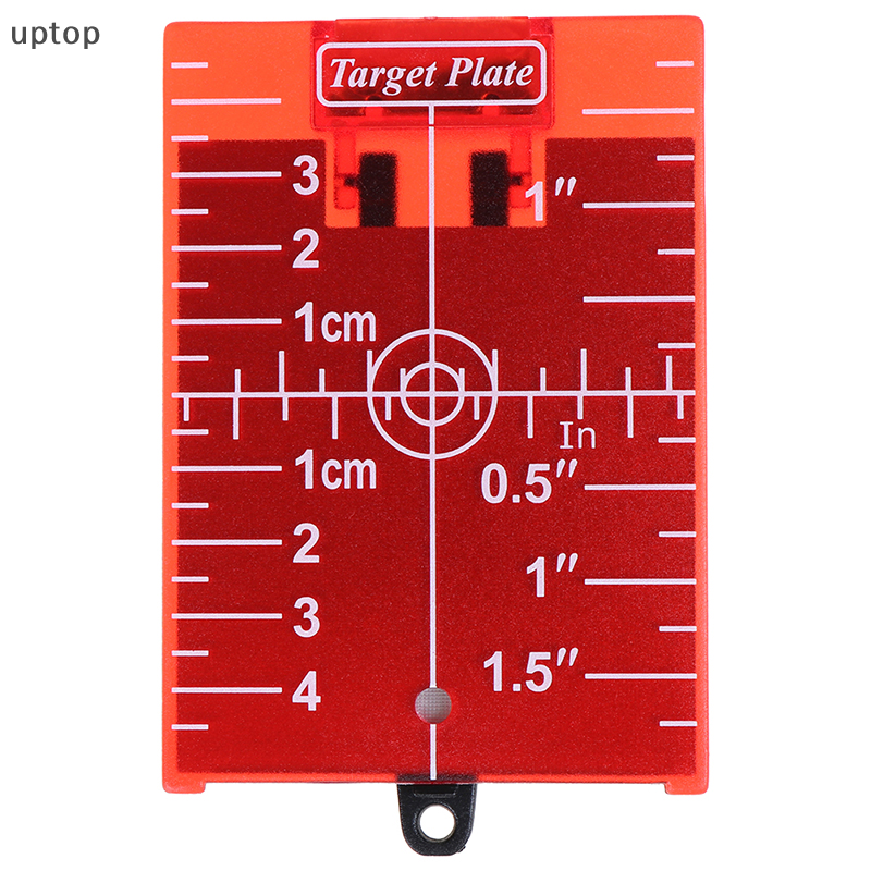 Free shipping 1PCS inch/cm Magnetic Laser Target Card Plate For Green/Red Laser Level