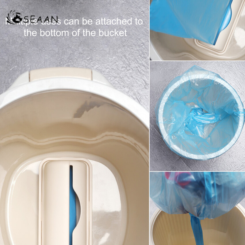 Trash Bags Storage Box Wall Mounted Kitchen Bathroom Plastic Garbage Bag Container Dispenser Home Storage