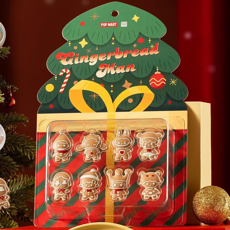 POP MART POP BEAN Ginger bread Man Series Figures Set