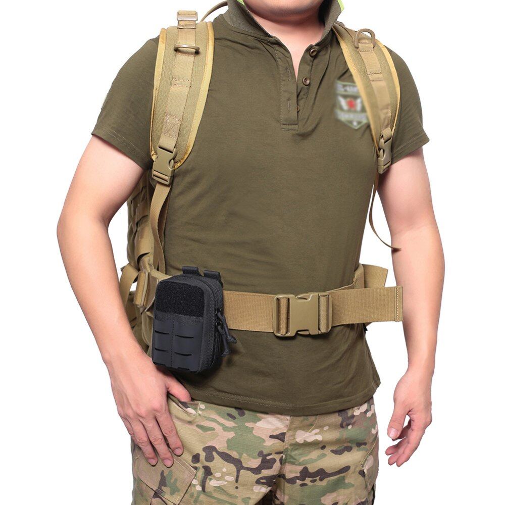 Túi Molle Túi Sơ Cứu Sinh Tồn, Túi Đeo Hông Chiến Thuật Nhỏ Gọn