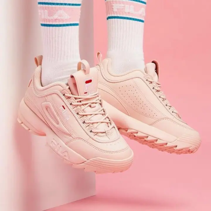 women's pink fila disruptor 2