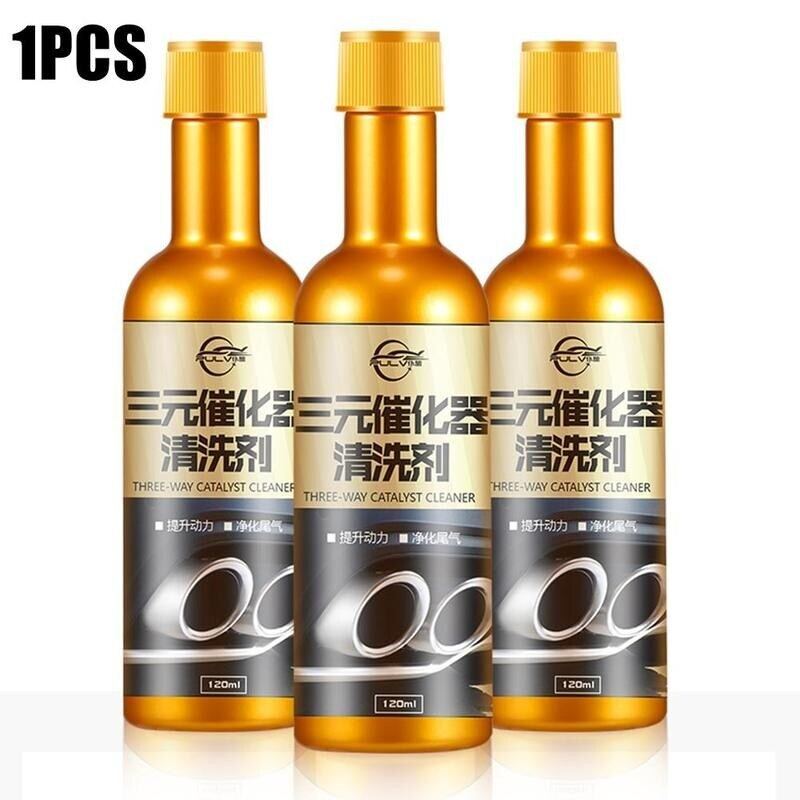 120ML โปรโมชั่นรถเครื่องฟอกไอเสียเชิงเร่งปฏิกิริยาทำความสะอาดที่ทำความสะอาดรถยนต์ Catalysts ทำความสะอาดง่ายเครื่องยนต์ Accelerators CSV