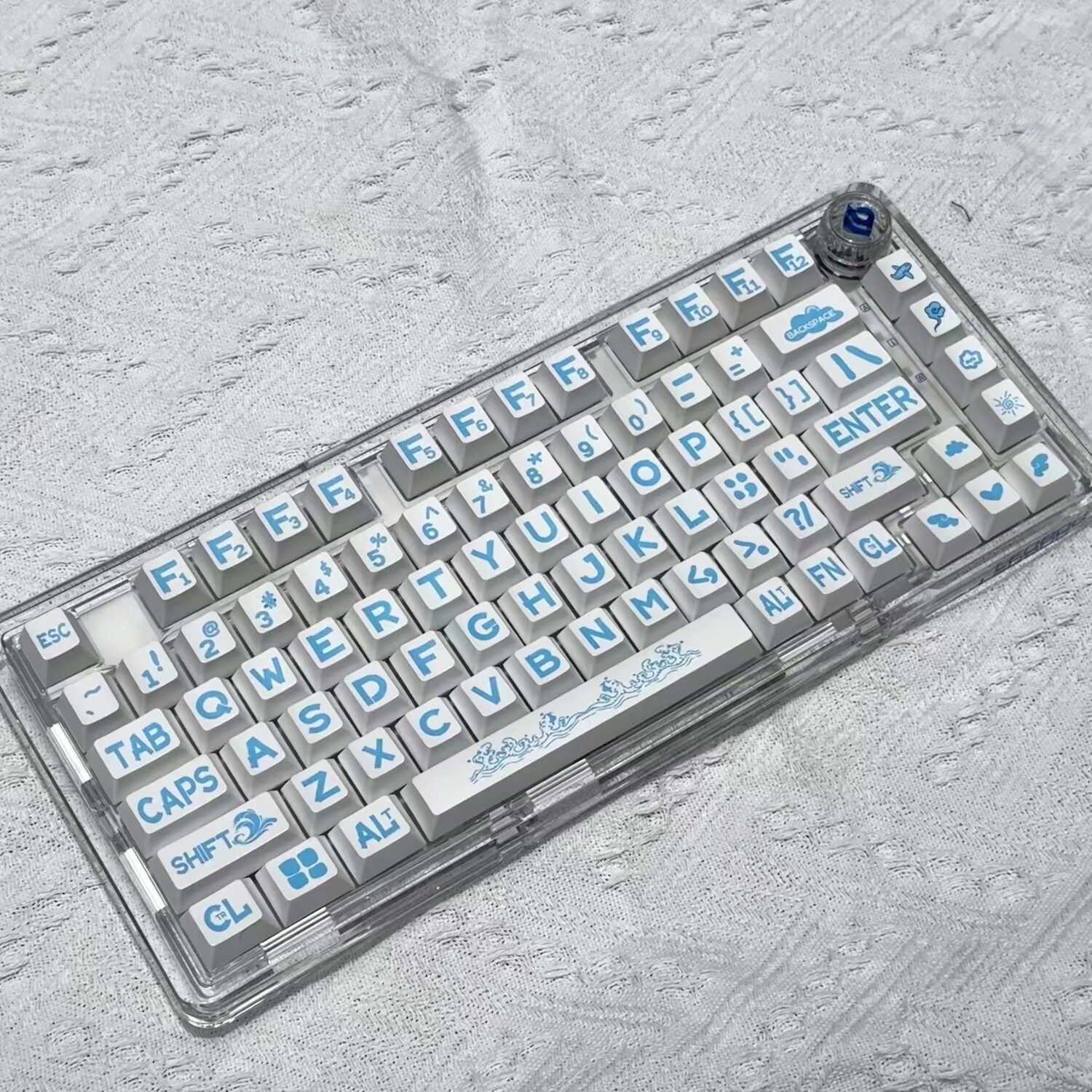 【Keycap Only】Cherry Profile Keycap 130 Keys Large Character PBT Sublimation For Cherry MX Switch Mechanical Keyboard RK61/Anne Pro 2/GK61