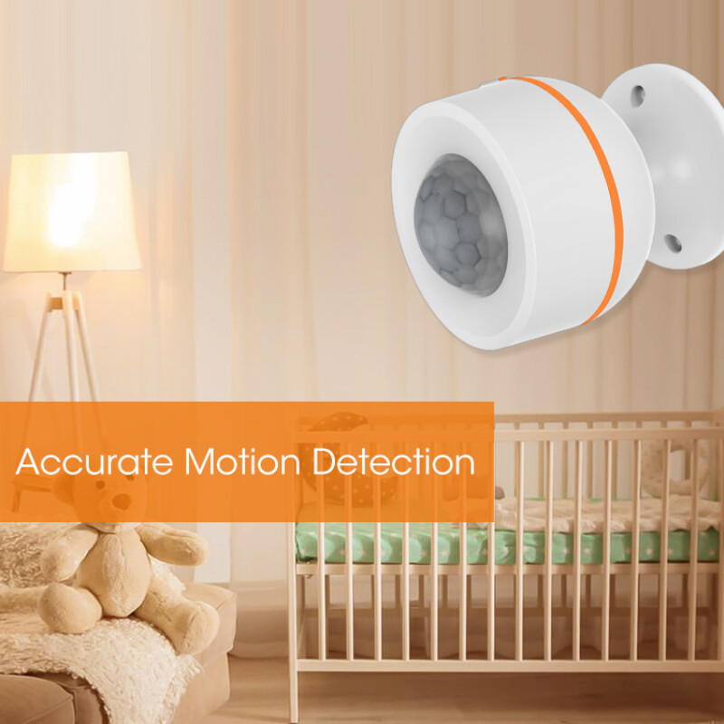 E Life Smart Store Neo ZigBee Cảm Biến Hồng Ngoại Con Người USB PIR Góc Nhạy 120 ° Cảm Biến Hồng Ngoại Phạm Vi Không Dây 40M Sử Dụng Với Trung Tâm Tuya Zigbee
