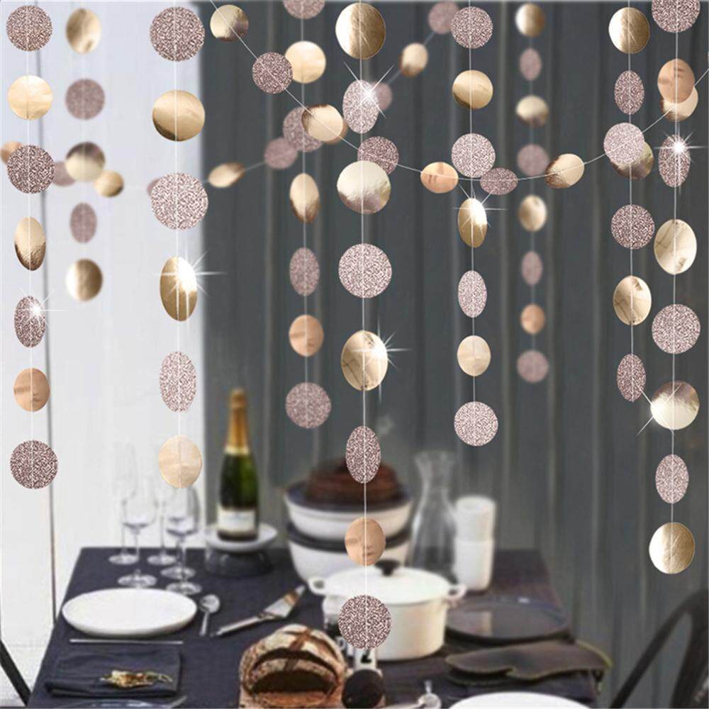 gold paper garland