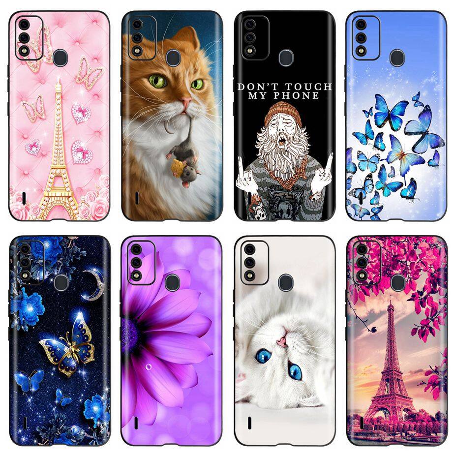 For itel a48 case cute 3d pattern soft slim phone case for itel a48 back cover shockproof casing 6.1''