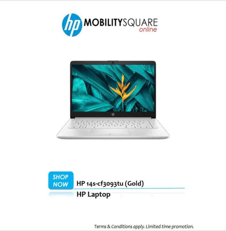 HP Laptop - 14s-cf3093tu (Gold) Malaysia