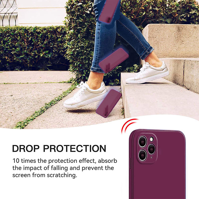 Luxury Liquid Silicone Phone Case For iPhone 14 Pro Max 13 Pro 12 Pro Max 11 Pro Shockproof Soft Back Cover Case For iPhone XS MAX XR XS