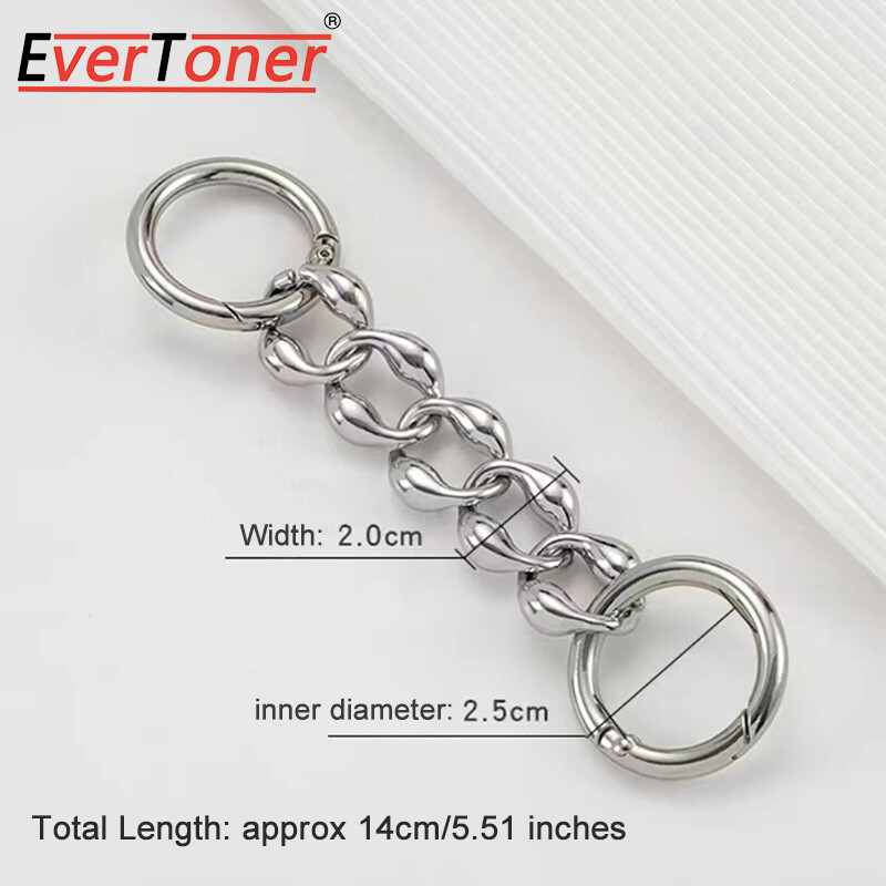 EverToner Bag Extension Chain For Purse Chain Shoulder Crossbody Strap Handles Bag Accessories Handbag DIY Replacement Chains