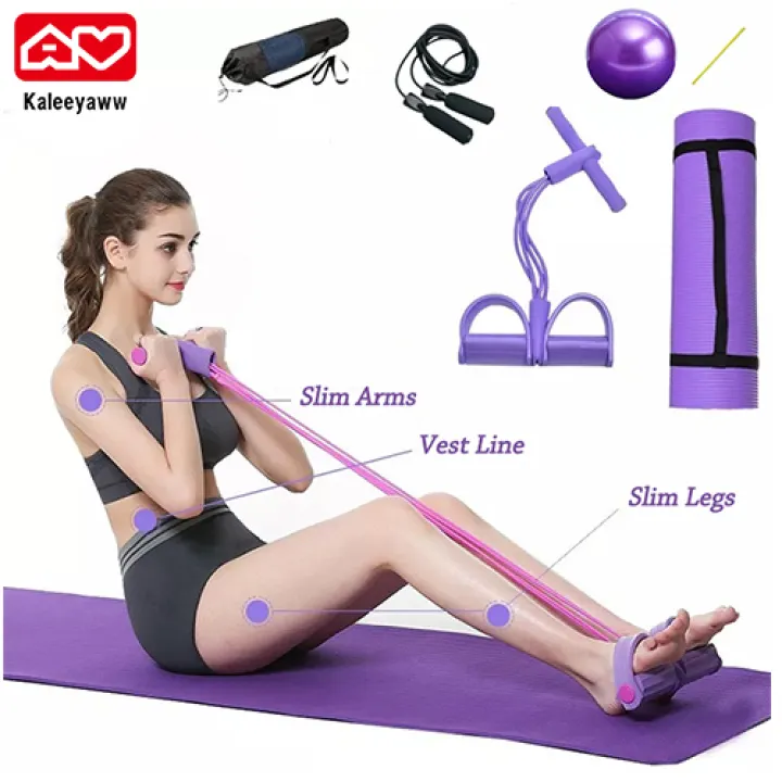 Beginner Yoga Mat Full Set For Women Home Exercise Fitness Weight Loss 10mm Yoga Mat Thick