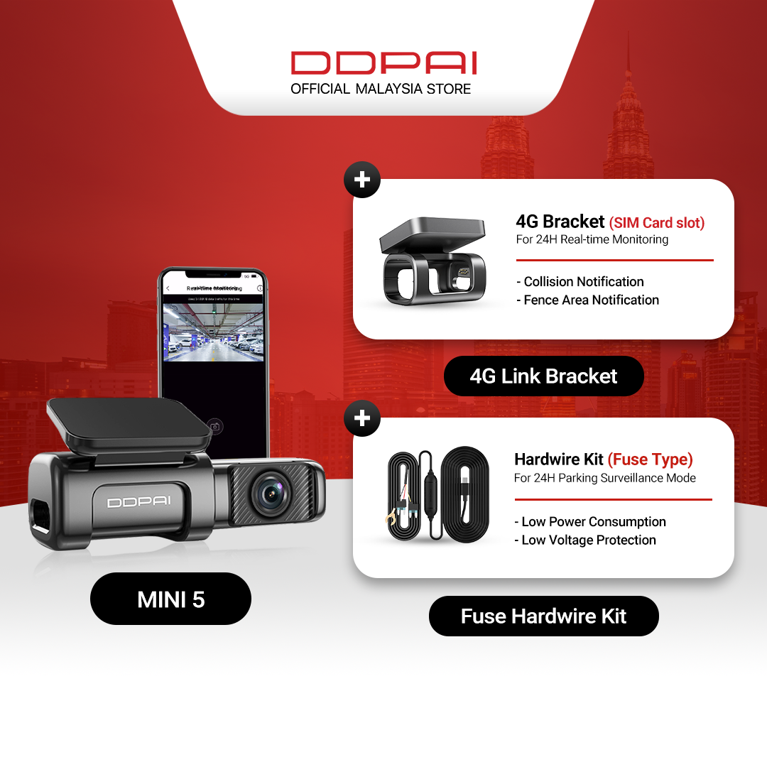 Camera Xiaomi Ddpai Mini DDPAI Dash Cam Mini 4K 2160P HD Car