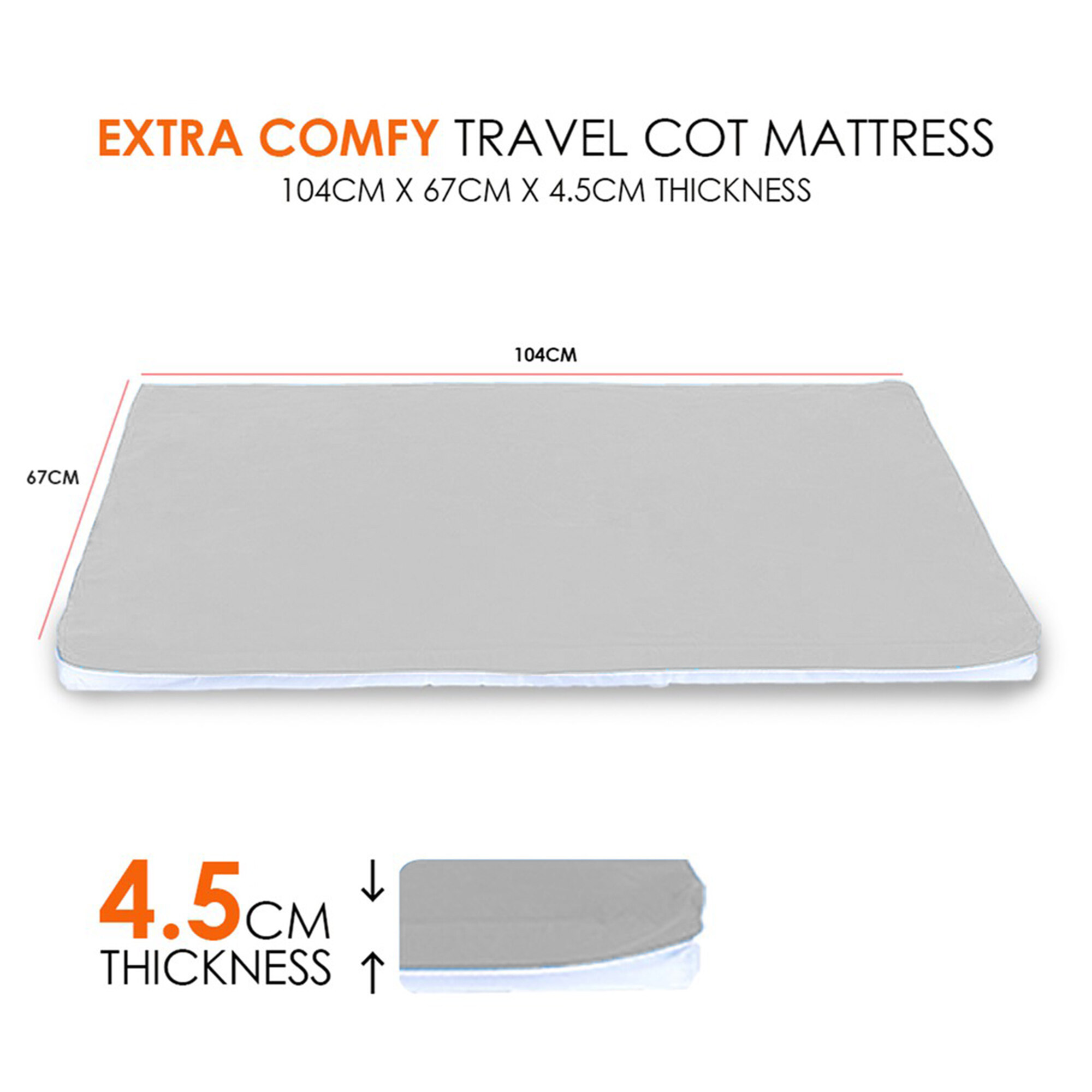 extra mattress for travel cot