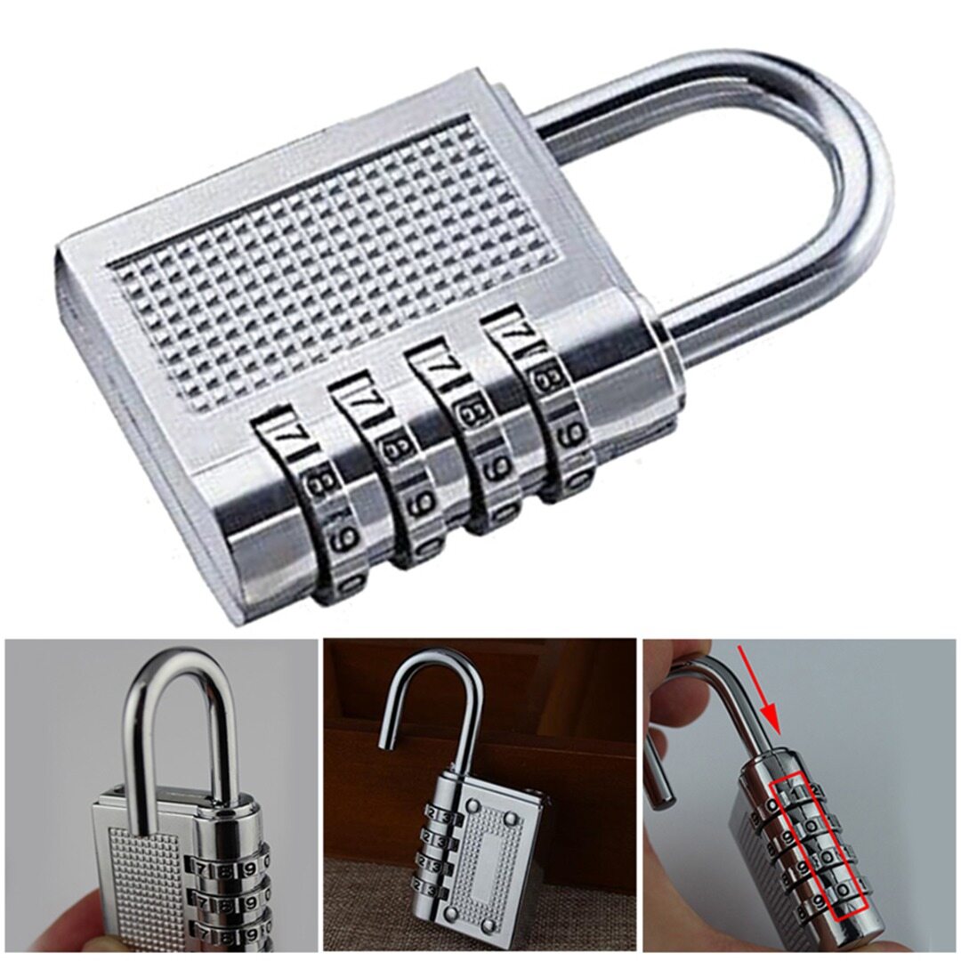 Mới an ninh chịu được thời tiết ổ khóa ngoài trời chịu lực cao 4 tổ hợp số khóa