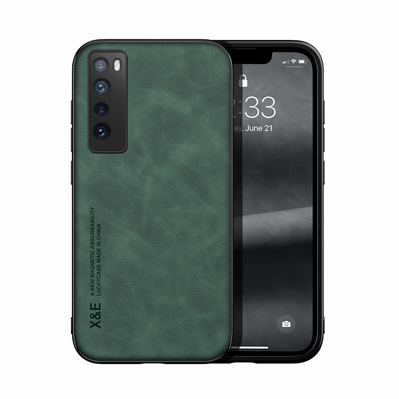 For huawei nova 7 phone case,for huawei nova 7 pro nova 7se p40 lite 5g cases,luxury leather skin sensing tpu wrap back cover