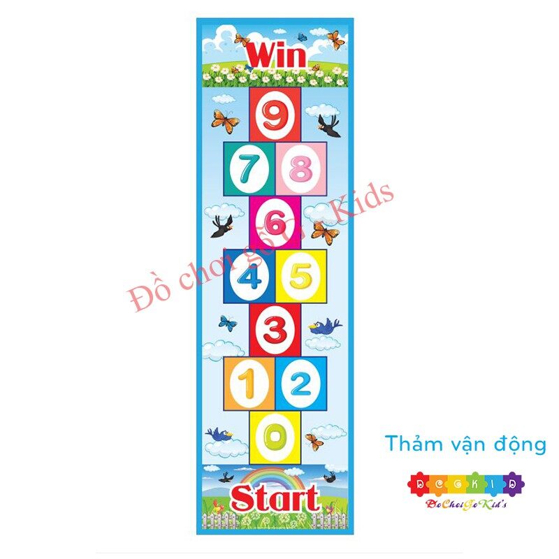 Jumping Mat - Thảm vận động cho bé, thảm nhảy lò cò