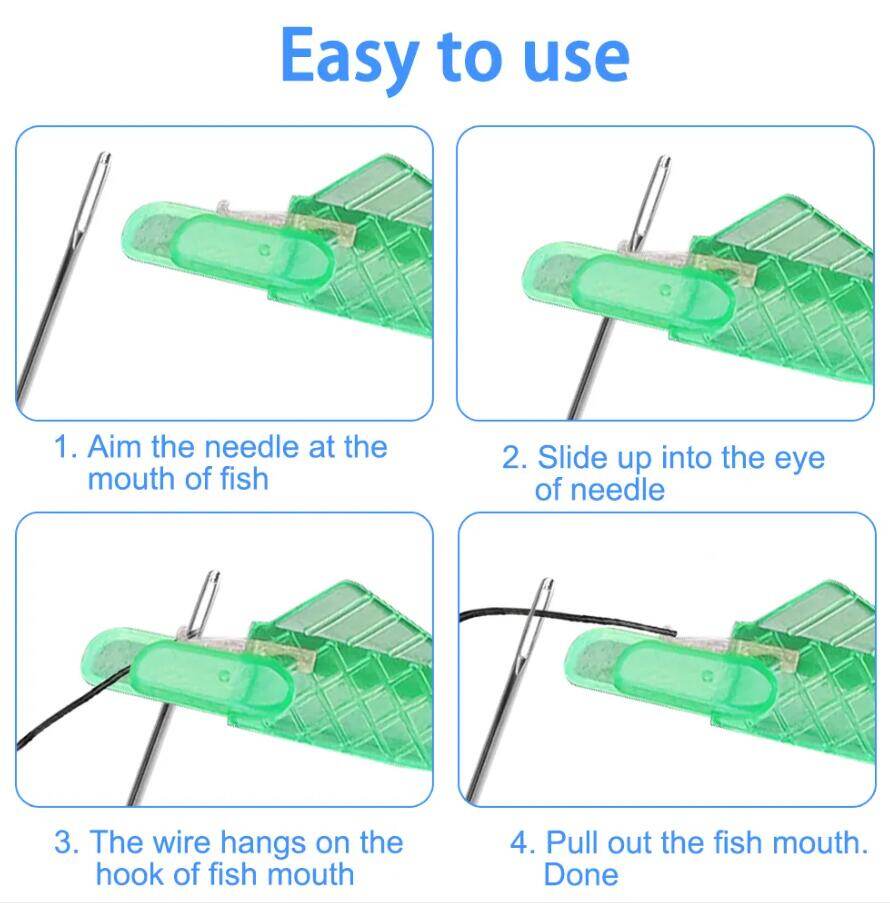 20Pcs Automatic Needle Threader DIY Tool Home Hand Sewing Machine Device Thread Auto Needle Cross Stitch Sewing Accessories