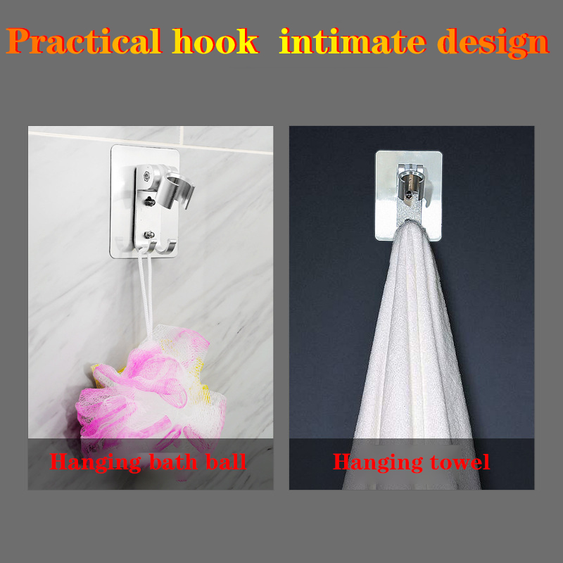 Water-saving Shower Head Rust-proof Shower Curtain Rod Adjustable Shower Head Arm Wall-mounted Shower Arm Bracket Shower Caddy Organizer