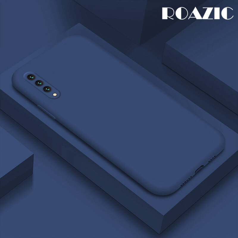 ROAZIC For Huawei Y9s Phone Case Soft Rubber Liquid Silicone Casing Slim Skin Comfortable Protective Back Cover