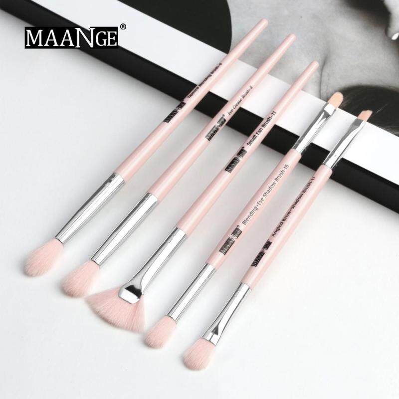 Bộ 5 cọ trang điểm MAANGE lông mềm dùng tán phấn mắt chuyên nghiệp - INTL