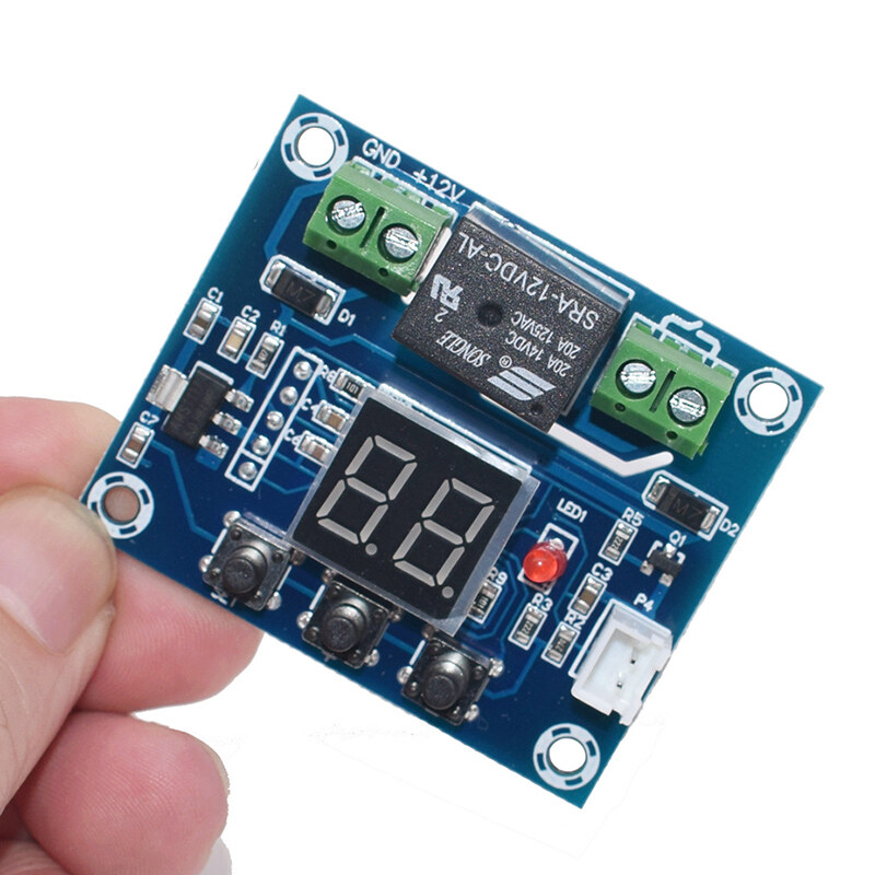 XH-M214 Humidity Controller Soil Sensor Module 20-99%RH Automatic Control Irrigation Computer System Red Digital Display Module