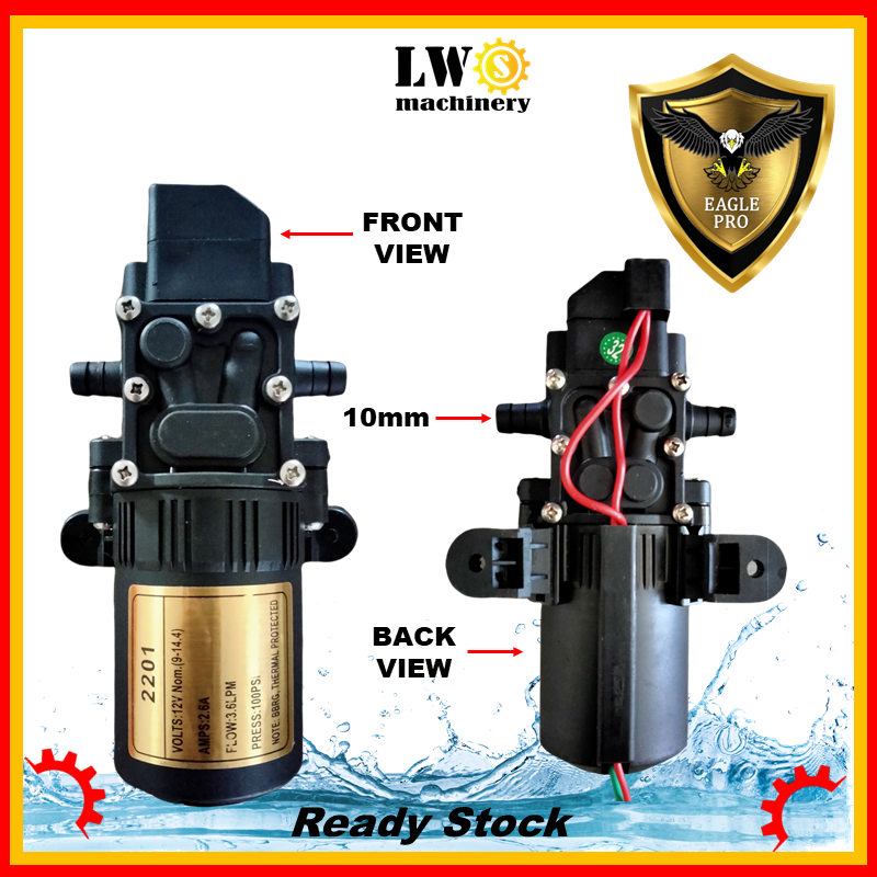 Eagle Pro Pam Racun Batteri 12v 100psi 2201 80psi 2203 Motor Water Pump