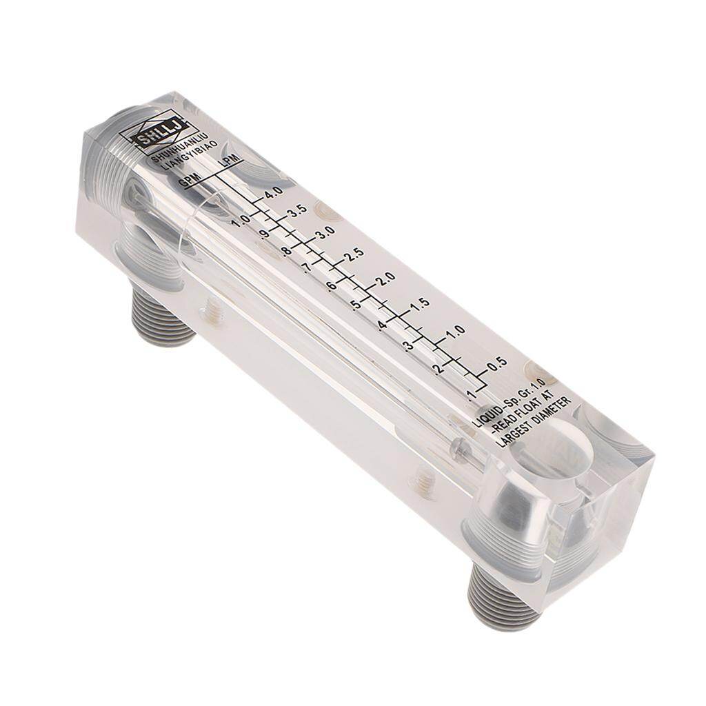 Baoblaze LZM-15 Panel Mount Type Acrylic Flowmeter Water Liquid Flow Meter