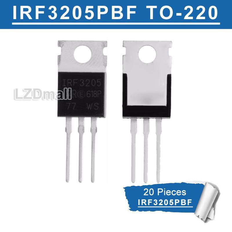 20pcs IRF3205 TO-220 IRF 3205 IRF3205PBF TO220 Power MOSFET Transistor new original IC