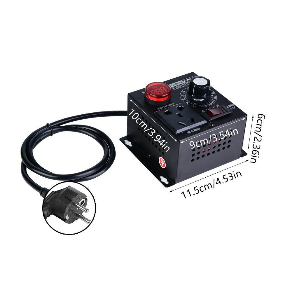 AC 220V 4000W SCR Voltage Regulator Motor Fan Speed Controller Dimmer