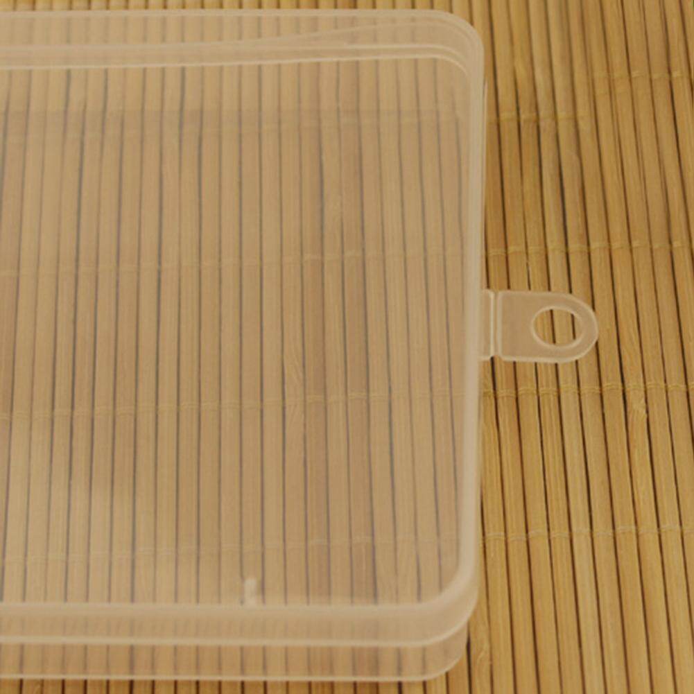 Transparent Plastic Pp Empty Box Rectangular Covered Plastic Box Mobile Phone Accessory Parts Box Sample Box Collection Box Plastic Clear Parts Box Pill Cosmetic Nail Jewelry Beads Case Storage Container