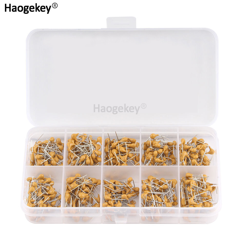 500pcs/lot multilayer ceramic capacitor combo kit 10values*50pcs 0.1uf-10uf 50v box