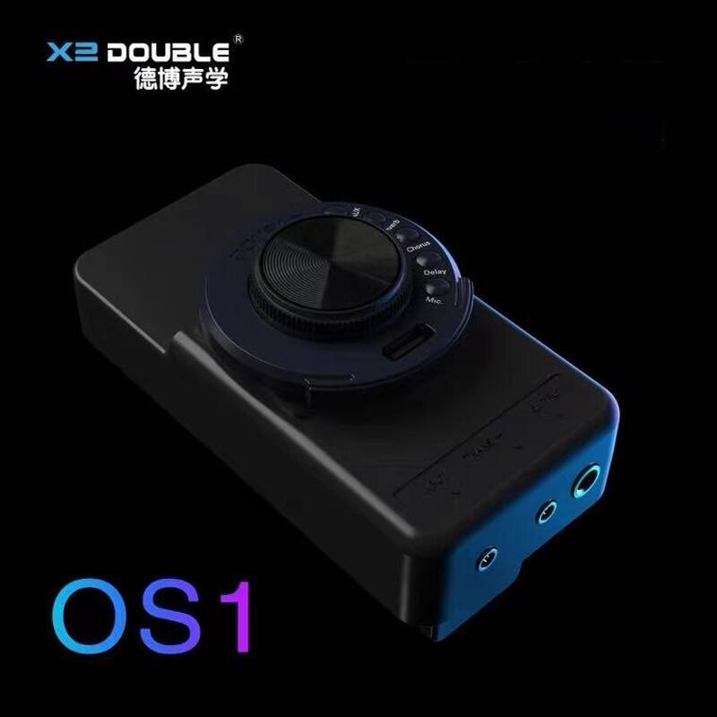 DOUBLE OS1 Acoustic Guitar Pickup With Microphone BuiltIn Chorus Delay