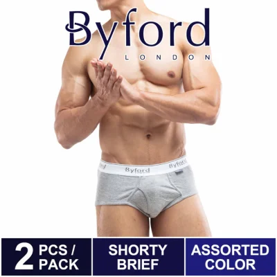 Byford Underwear SIG Men Brief (2 Pieces) Assorted Colours BUA091CB