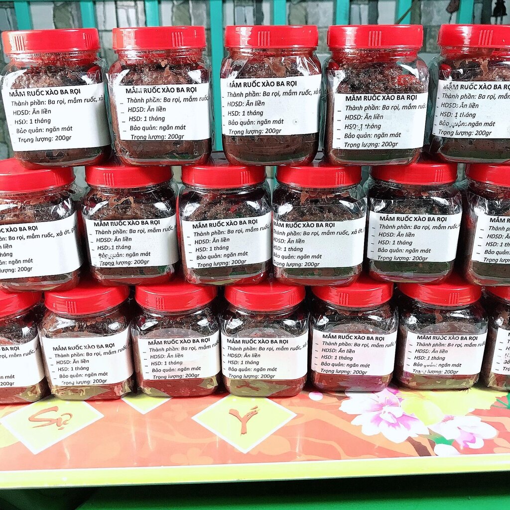Mắm ruốc xào ba rọi xả ớt hủ 200gr