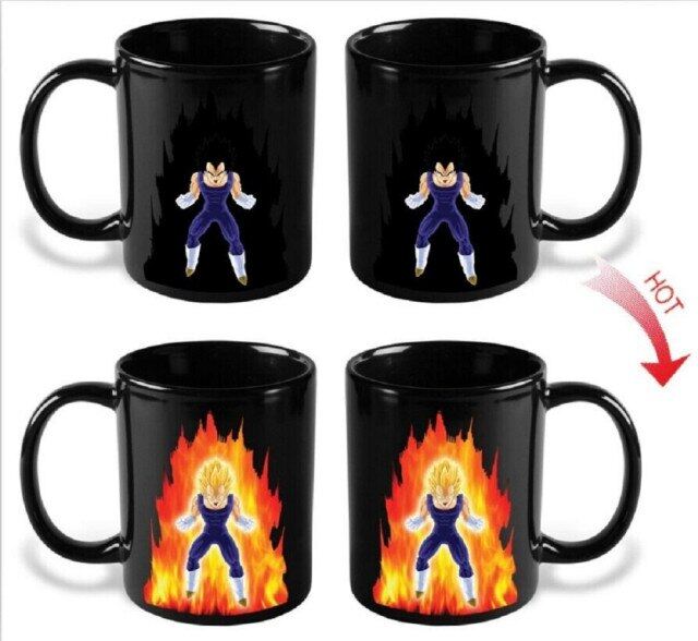 Dropshipping Color Changing Magic Anime Ceramic Mug Coffee Mug