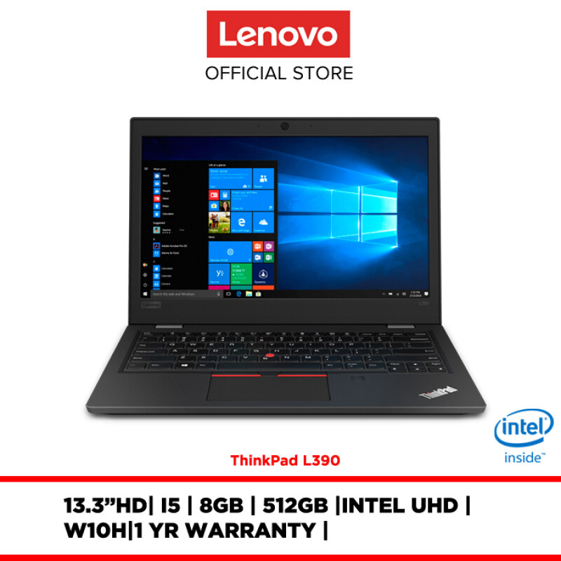 Lenovo Notebook Laptop ThinkPad L390 20NRS0DE00 13.3 HD/I5/8GB/512GB/INTEL UHD/W10H/1YR Warranty Malaysia