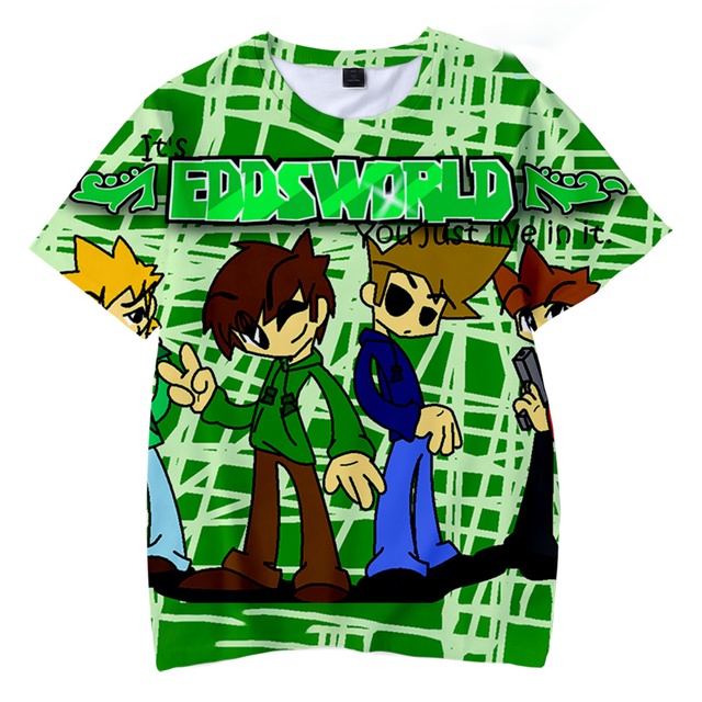 Anime Eddsworld Box Big Mode Summer Man Hip Hop Woman Boy Girl Game ...