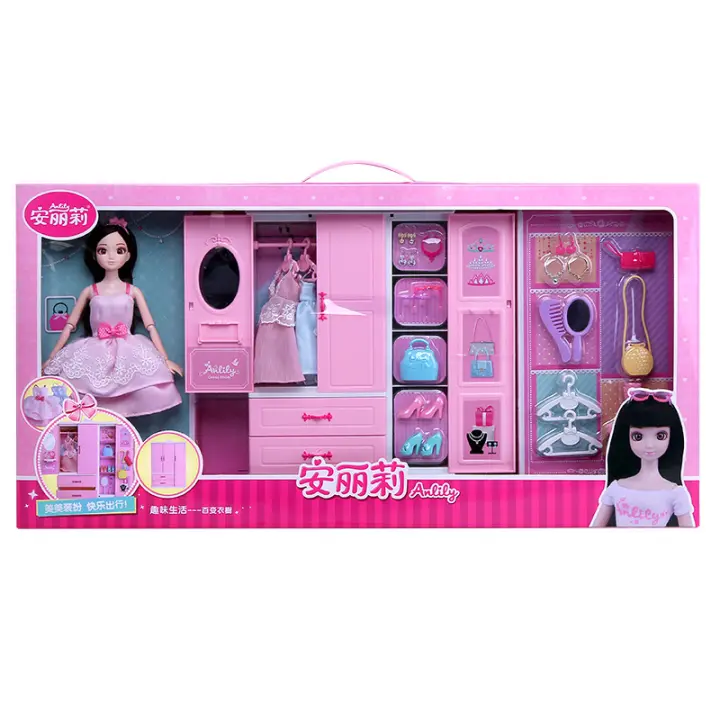 barbie closet and fashion set